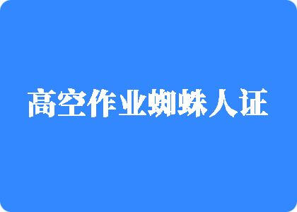 老头老太操B视频高空作业蜘蛛人证